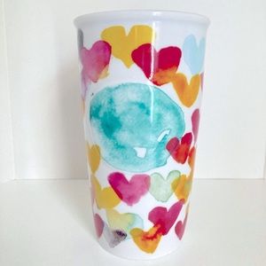 Starbucks Ceramic Hearts Mug w/Lid
